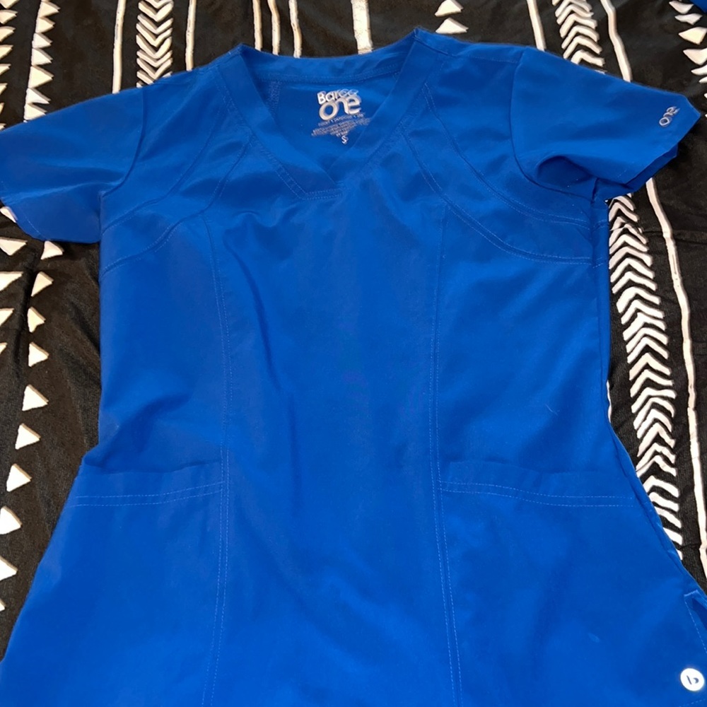 Blue scrub set